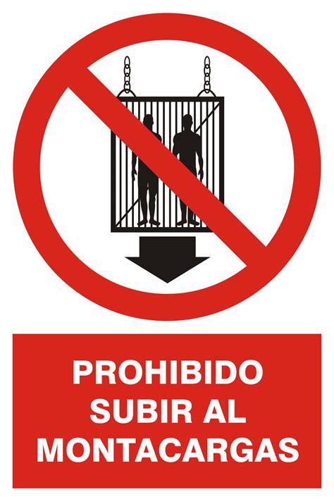 Prohibido Subir Al Montacarga Pararrayos