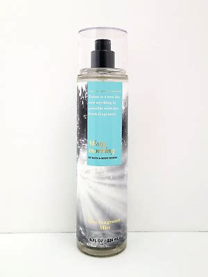 Bath Body Works Misty Morning Fine Fragrance Body Mist Full Size Oz