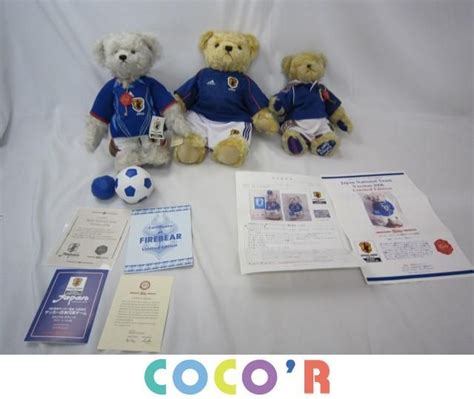 【やや傷や汚れあり】【同梱可】中古品 ホビー シュタイフ テディベア 日本代表 サッカー ユニフォーム フランス ワールドカップ 他 ぬいの