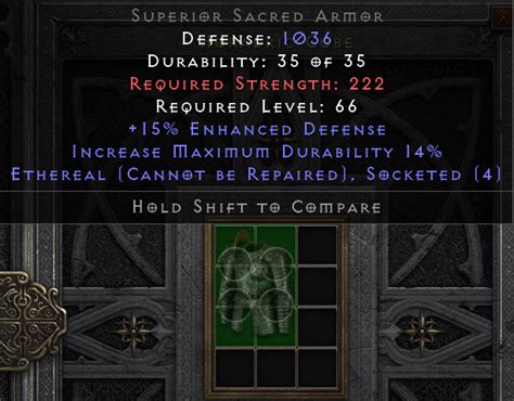 Superior Eth Sacred Armor Os Ed Dura Topic D Jsp