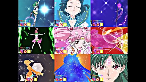 Sailor Moon Crystal All Sailor Senshi Crisis Transformation Youtube