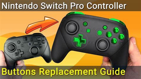 Nintendo Switch Pro Controller Buttons Replacement Guide Youtube