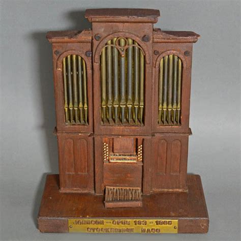 Model, Musical Instrument, Johnson Opus 183, Pipe Organ, Miniature ...