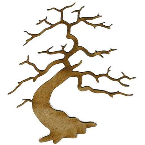 Bonsai Skeleton Tree - MDF Wood Shape Style 4