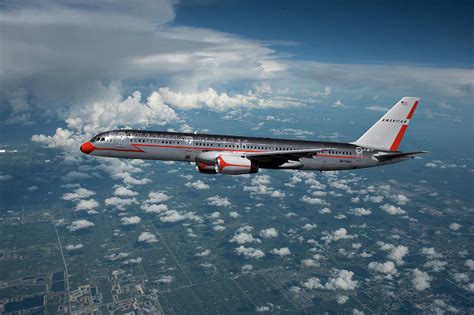 American Airlines Boeing 757 in Retro Livery Mixed Media by Erik Simonsen - Fine Art America