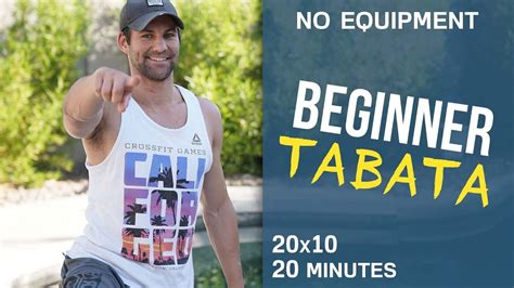 Minute Beginner Tabata Workout No Equipment Youtube