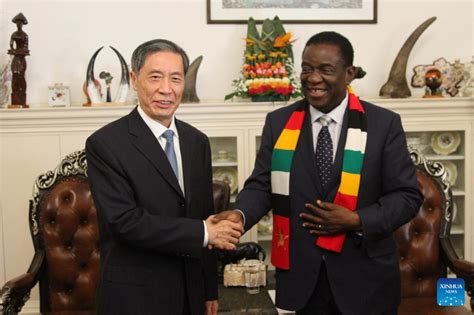 Zimbabwean President Meets Visiting Cpc Delegation Xinhua