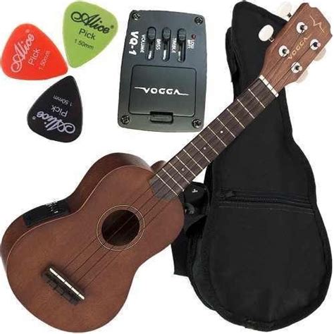 Kit Ukulele El Trico Soprano Completo Vuk Vogga Envio H Submarino