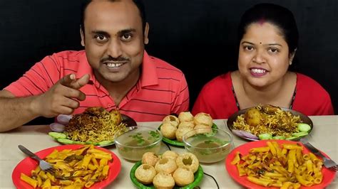 CHICKEN BIRYANI EATING CHALLENGE SPICY PASTA CHALLENG FUCHKA