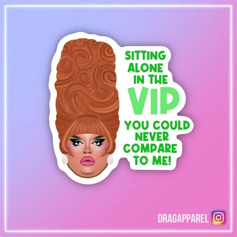 Kandy Muse Sitting Alone In The Vip Gloss Vinyl Sticker Rupauls Drag Race Queer Lgbt