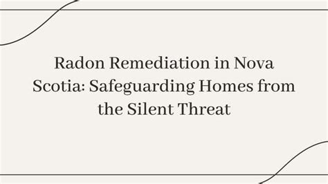 Radon remediation nova scotia.pdf | Free Download