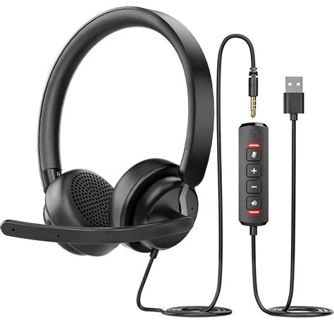 Headset With Mic Usb Headset With Microphone Computer