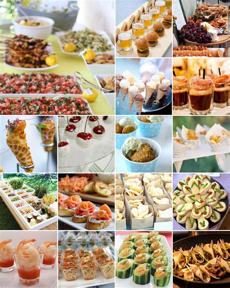 Finger Food Wedding Ideas