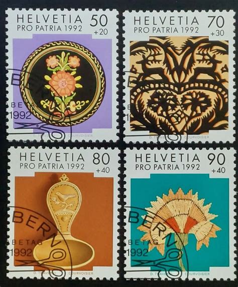 1992 Pro Patria B235 238 ET Stempel ʘ gummiert Kaufen auf Ricardo