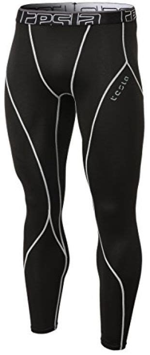 Tsla TSLA Men S Thermal Wintergear Compression Baselayer Pants