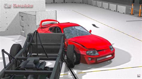 Varied Crash Tests 4 Toyota Supra BeamNG Drive YouTube