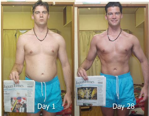 Day 28 4 Week Body Transformation Results Real Time Physique Blog