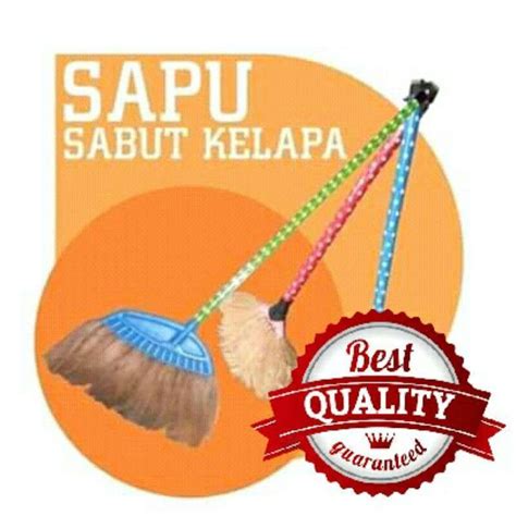 Promo Sapu Sabut Kelapa Original Cokelat Sapu Lantai Halaman Murah