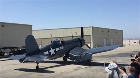 The Sweet Sound Of An F4U Corsair Start Up - World War Wings