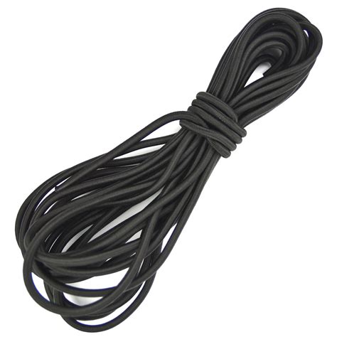 Ft Black Bungee Cord Marine Grade Heavy Duty Shock Etsy