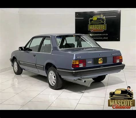 Chevrolet Monza SL E 2 0 1989 Azul Médio Carros antigos a venda no Brasil