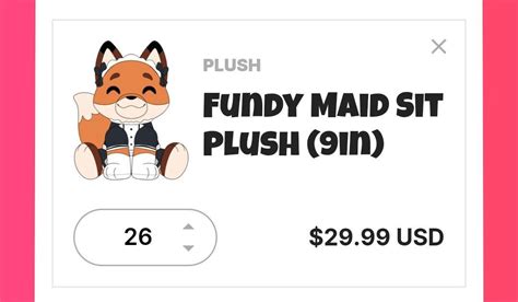 Fundy Maid Sit Plush Stock Update Only 26 Left Ryoutooz