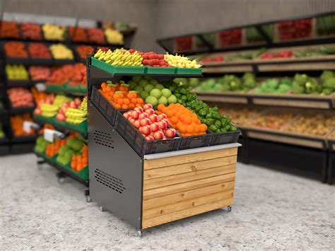 Sls Tier Fruit Veg Wall Unit Maxshelf Retail Equipment Solutions