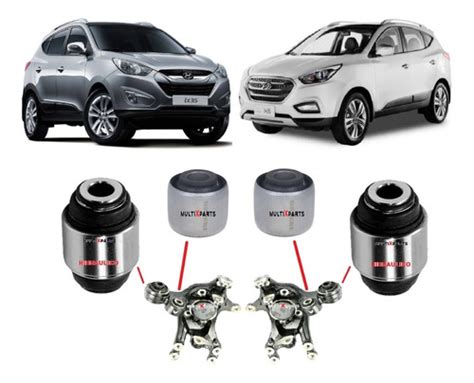 Kit 4 Buchas Traseira Manga Eixo Hyundai Ix35 Parcelamento Sem Juros