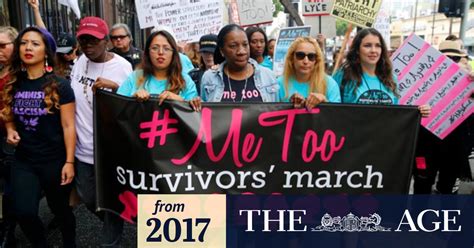 Video Hundreds March In Hollywood Metoo Protest