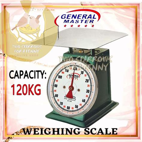 120kg Weighing Scale General Master Brand Timbangan Shopee Philippines