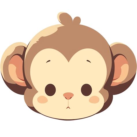 Premium Vector A Mischievous Monkey Teacher Cartoon Style