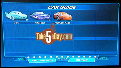 Take Five a Day » Blog Archive » Mattel Disney Pixar CARS: Blu Ray ...