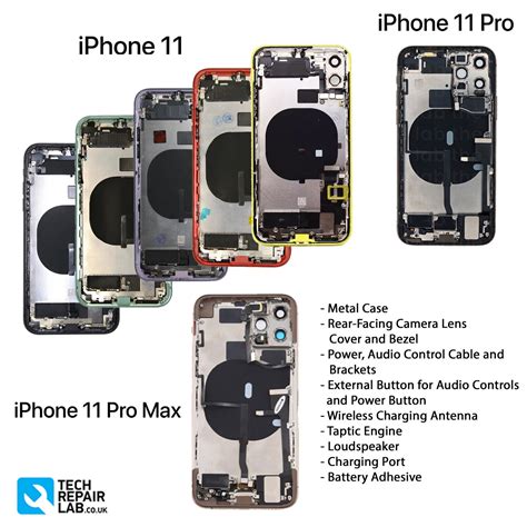 For Iphone 11 11 Pro 11 Pro Max Assembled Rear Back Cover Housing Chassis Ebay