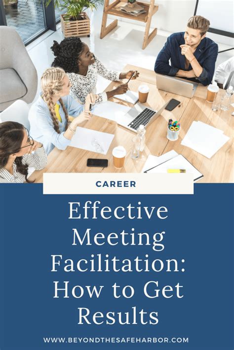 Effective Meeting Facilitation How To Get Results Meeting Agenda Work