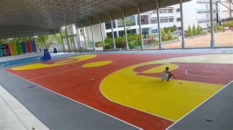 Synthetic Acrylic Basketball Court at Rs 90/square feet | Synthetic ...