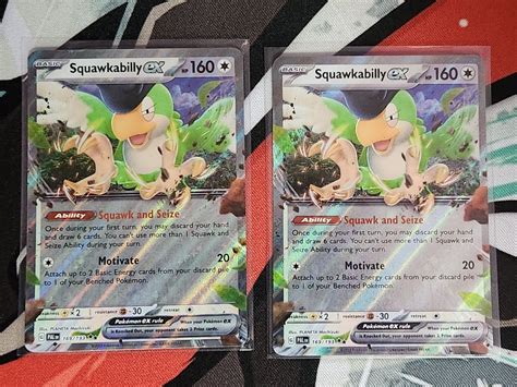 Squawkabilly Ex Pokemon Tcg Playables Paldea Evolved Sv Hobbies