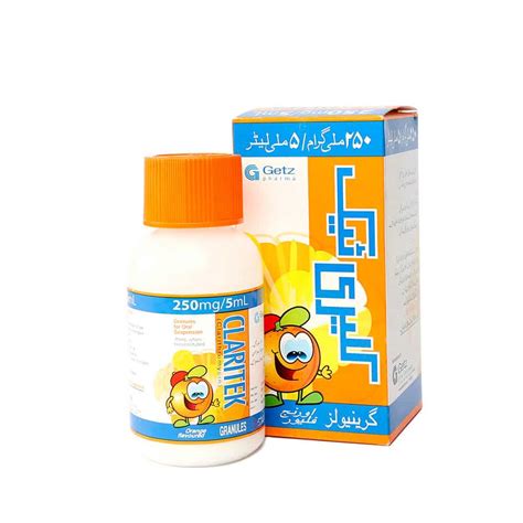 Claritek Syrup 250Mg 5Ml Medimart Pk