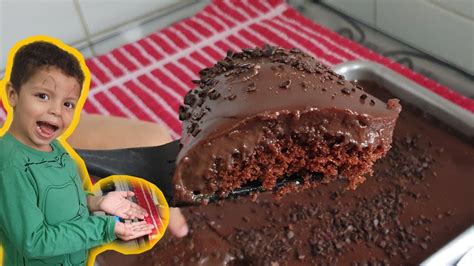 Fizemos O Bolo De Chocolate FÁcil E RÁpido Da Cris O Bolo Mais Famoso Do Youtube Youtube