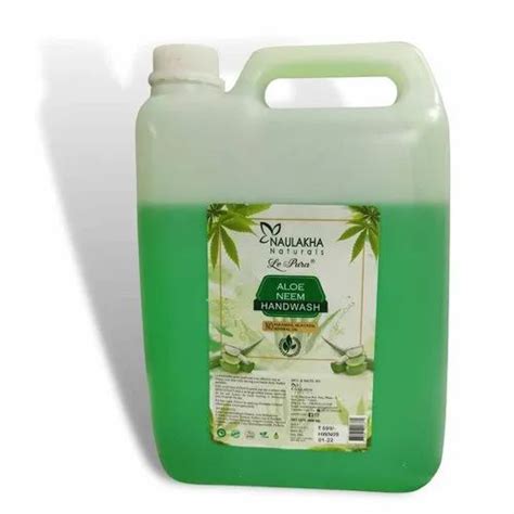 Liquid Litre Le Pura Aloe Neem Hand Wash Packaging Type Plastic Can