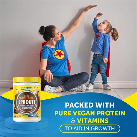 Plant Based Protein Powder Kids Protein Shake With Multivitamins