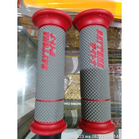 Jual Hand Grip Motor Daytona Red Grey Shopee Indonesia