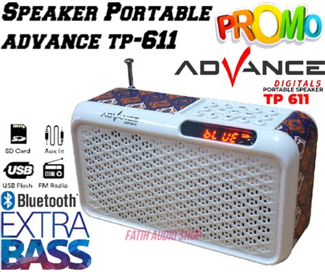 SPEAKER ADVANCE TP 611 SPEAKER MUROTTAL QURAN 30 JUZ BISA DI ULANG