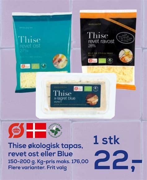 Thise Kologisk Tapas Revet Ost Eller Blue Tilbud Hos Irma