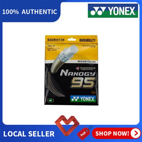 Original Yonex Badminton Racket Strings Nanogy Strings High