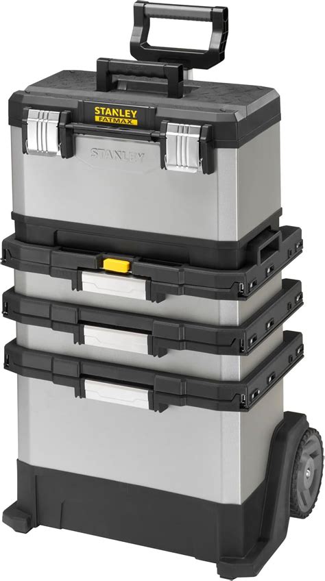 Keter Stack Roll Heavy Duty 2 Drawer DIY Tool Storage Unit 253384