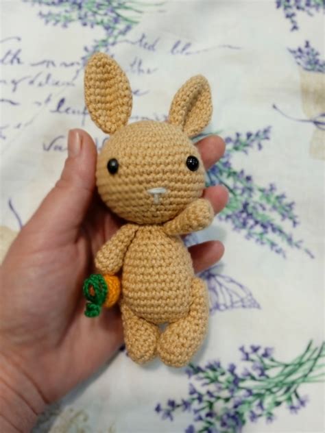 Królik króliczek amigurumi szydełkowy Bażanowice Kup teraz na