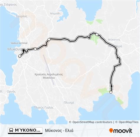 Café Asistencia Respetuoso del medio ambiente mykonos bus route map