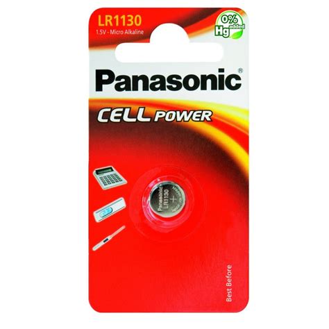 Panasonic Lr1130 Micropila A Pastiglia Lr1130 Alcalina 15v