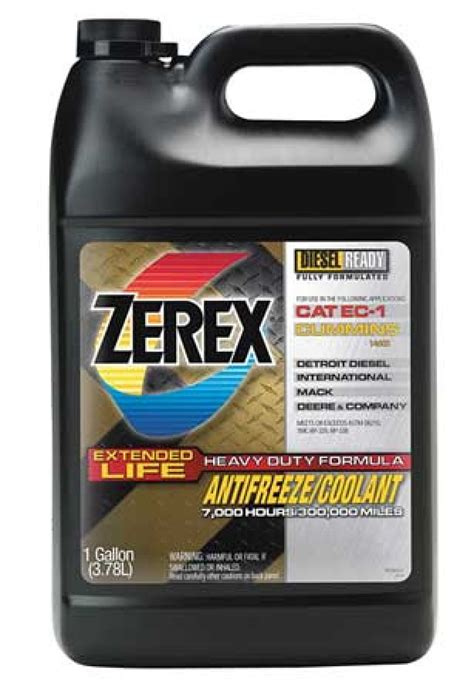 ZEREX ZXED1 Antifreeze Coolant 1 Gal Concentrated Walmart