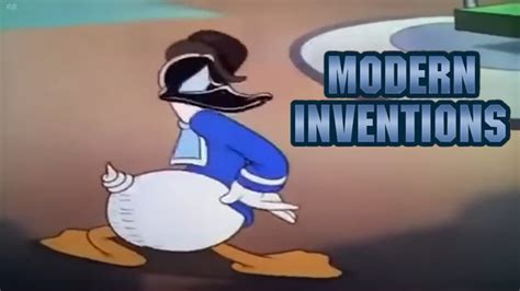 Modern Inventions 1937 Disney Donald Duck Cartoon Short Film Youtube